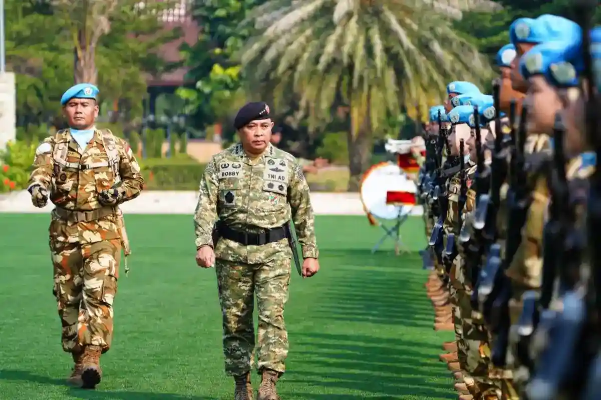 Satgas Kizi TNI Konga XX-W MONUSCO Siap Laksanakan Misi Perdamaian PBB di Republik Demokratik Kongo