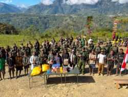 Langkah Nyata Menjaga Papua Damai: Koops TNI Habema Kuasai Honai Kelompok Bersenjata OPM, Tiga Pucuk Senjata Api Berhasil Diamankan