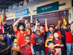Kodim 1710/Mimika Gelar Nobar Final Piala Dunia 2026 di Tiga Lokasi Bersama Masyarakat