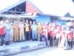 Lanud Sultan Hasanuddin Bersama Satuan TNI AU Makassar Gelar Karya Bakti di Pasar Mandai Sambut Hari Bakti ke-79 TNI Angkatan Udara