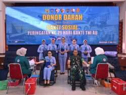 Lanud Sultan Hasanuddin Bersama Satuan TNI AU Makassar Gelar Donor Darah, Wujud Nyata Pengabdian bagi Kemanusiaan