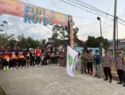 Yakinkan Berjalan Aman dan Lancar, Babinsa Bukitraya Hadiri Fun Run Semarak Nusantara Anniversary (SEMARA) FKMKPPU