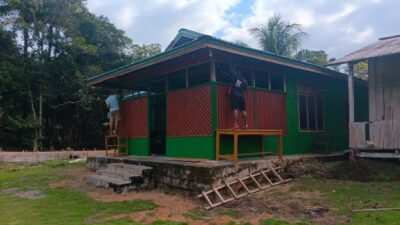Rehab rumah milik Bapak Herman capai 80 persen, Satgas TMMD ke-129 Kodim 1807/Sorong Selatan hadirkan harapan baru bagi warga