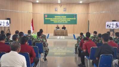 Cegah Dini, Kodim 0913/PPU Gelar Sosialisasi Pencegahan Pemberantasan Penyalahgunaan dan Peredaran Gelap Narkoba (P4GN)