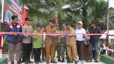 TNI AD Hadir Untuk Rakyat, Jembatan Penghubung Di Kel Lawe-Lawe Resmi Digunakan