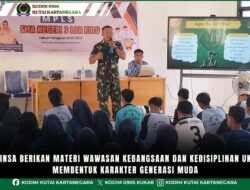 Babinsa Berikan Materi Wawasan Kebangsaan Dan Kedisiplinan Untuk Membentuk Karakter Generasi Muda
