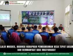 Melalui Musdes, Babinsa Harapkan Pembangunan Desa Tepat Sasaran Dan Bermanfaat Bagi Masyarakat