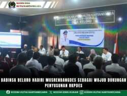 Babinsa Beloro Hadiri Musrenbangdes Sebagai Wujud Dukungan Penyusunan RKPDes