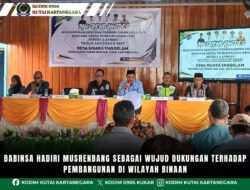 Babinsa Hadiri Musrenbang sebagai Wujud Dukungan terhadap Pembangunan di Wilayah Binaan