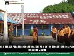 Babinsa Bekali Pelajar Dengan Materi PBB Untuk Tingkatkan Disiplin Dan Tanggung Jawab