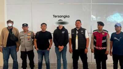 BA akhirnya berhasil diamankan sebelum menaiki pesawat