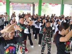 TMMD 129 Bojonegoro: TNI dan Warga Kesongo Menyatu dalam Irama Line Dance