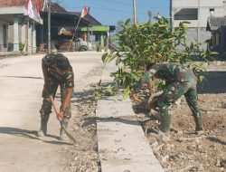 Merajut Asa di Dusun Krebet: Satgas TMMD 129 Bojonegoro dan Warga Kompak Perkuat Drainase