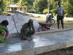 TMMD Ke-129 Kodim 1807/Sorong Selatan Optimalkan Akses Wisata Air Terjun Kampung Sesor Melalui Pembangunan Jalan dan Tangga