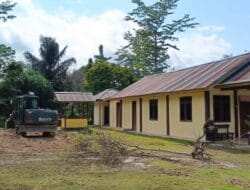 Dukung Pelayanan Umat, Satgas TMMD Ke-129 Kodim 1807/Sorong Selatan Siapkan Lahan Rumah Pastori di Kampung Sesor