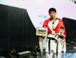 Serda Muhammad Raihan Fadhila Raih Emas pada 8th Asian Taekwondo Indonesia Open Championship 2026