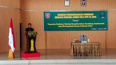 Dukung Implementasi Asta Cita Pemerintah, Kodim 0913/PPU Selenggarakan Pembinaan Idiologi Pancasila
