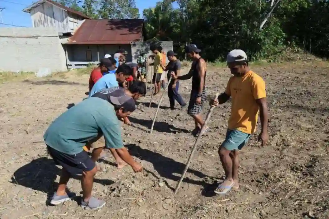 TMMD Ke-129 Tak Hanya Membangun, Tapi Juga Menanam Harapan Melalui Ketahanan Pangan