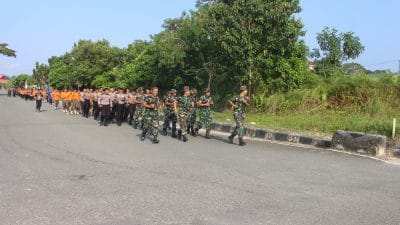 Hadapi Bencana,  Anggota Kodim 0913/PPU Ikuti Latihan Kesiapsiagaan Bencana
