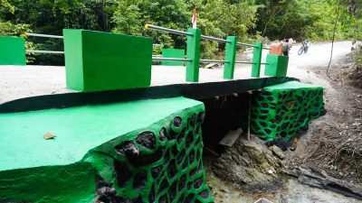 Jembatan Rampung, Akses Warga Semakin Lancar, Bukti Nyata TMMD Ke-129 Hadirkan Manfaat untuk Kampung Sesor