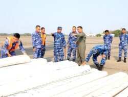 Mendukung Penuh Penanganan Karhutla, TNI AU Terbangkan A-400M Bawa Bantuan Presiden RI Yang Dikirim oleh Kemhan-Kementan