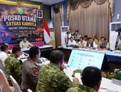 Panglima TNI Dampingi Presiden Prabowo Tinjau Penanganan Karhutla di Riau dan Sumatera Selatan