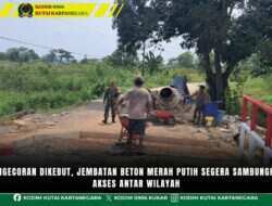 Pengecoran Dikebut, Jembatan Beton Merah Putih Segera Sambungkan Akses Antar wilayah