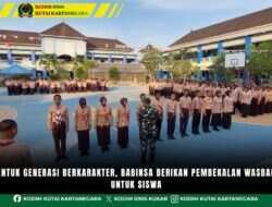 Bentuk Generasi Berkarakter, Babinsa Berikan Pembekalan Wasbang untuk Siswa