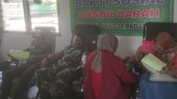 Wujud Kepedulian Sesama, Koramil Padangan Kumpulkan 34 Kantong Darah Bersama PMI Bojonegoro