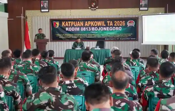 Kodim Bojonegoro Gembleng Apkowil: Pertajam Kemampuan Teritorial yang Unggul, Modern dan Humanis