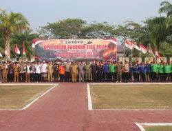 Anggota Kodim 0913/PPU Ikuti  Apel Gelar Pasukan Tiga Pilar
