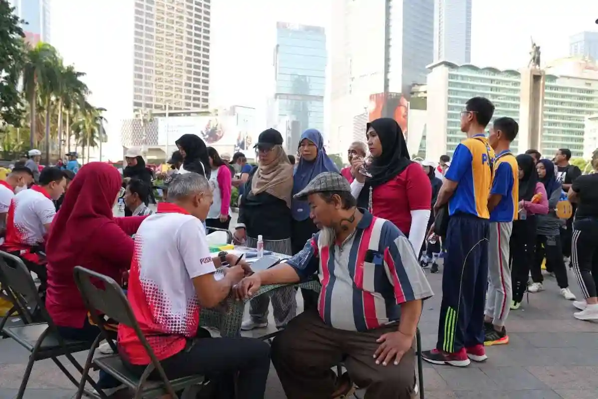 Sambut HUT ke-81 TNI, Bhakti Kesehatan TNI Layani Masyarakat di Jakarta