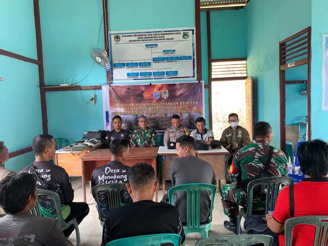 TNI intensifkan Penyuluhan Pencegahan Karhutla di Kabupaten Melawi Kalbar