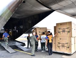 TNI Salurkan Dukungan Peralatan Penanganan Karhutla ke Kalimantan Tengah