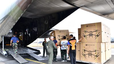 TNI Salurkan Dukungan Peralatan Penanganan Karhutla ke Kalimantan Tengah