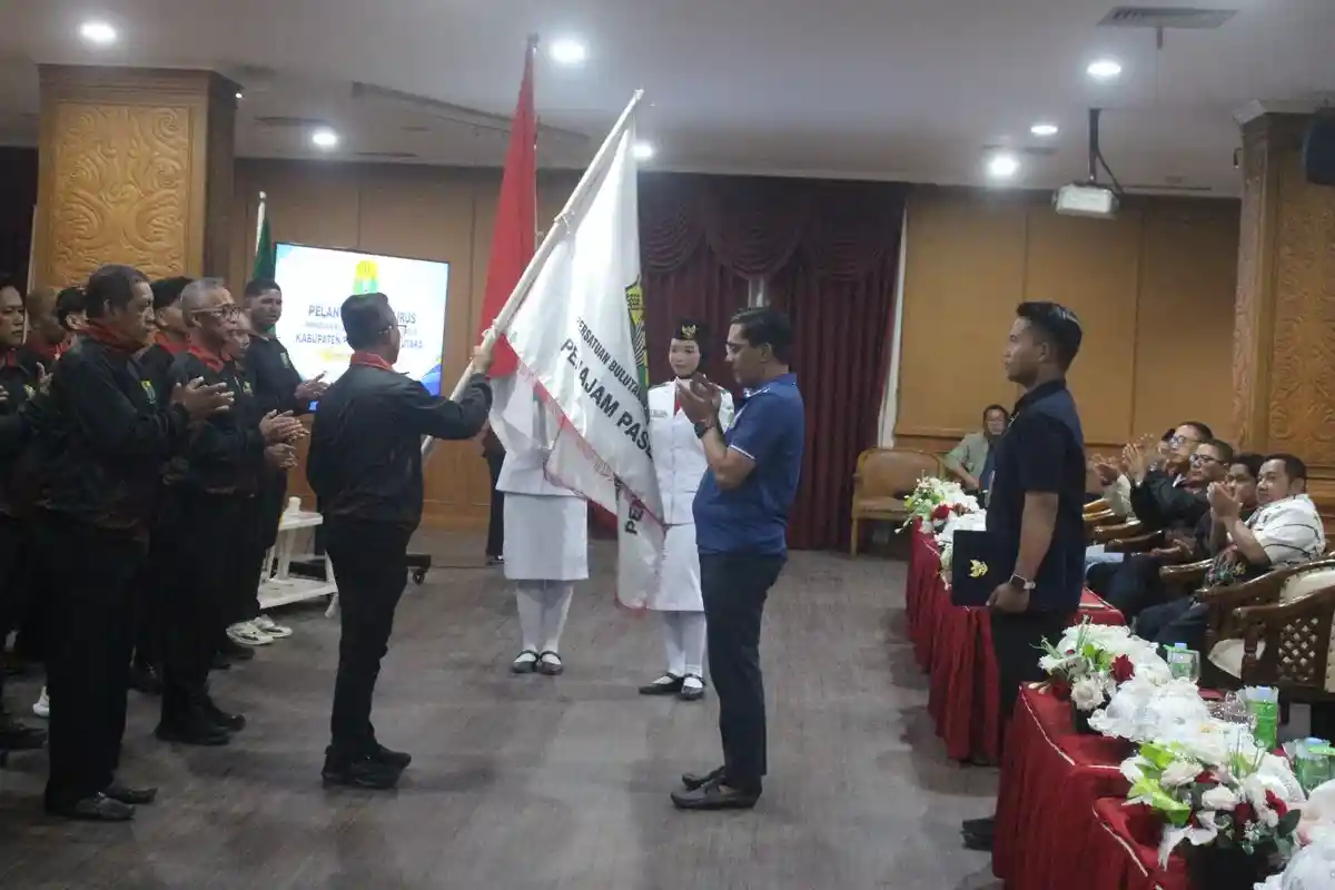 Dandim 0913/PPU Hadiri Pelantikan Pengurus Persatuan Bulutangkis Seluruh Indonesia (PBSI )