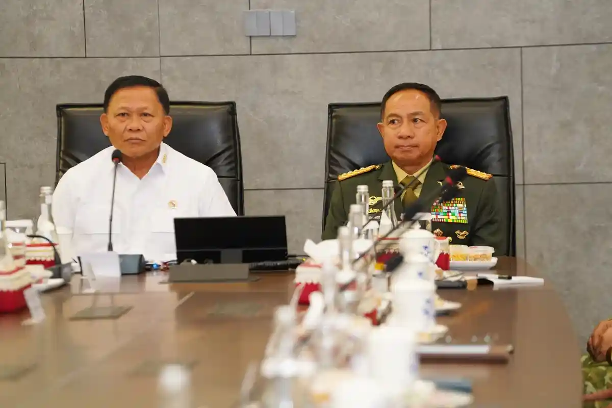 Panglima TNI Tandatangani Nota kesepahaman Dengan Kepala Badan Otorita Pengelola Pantai Utara Jawa