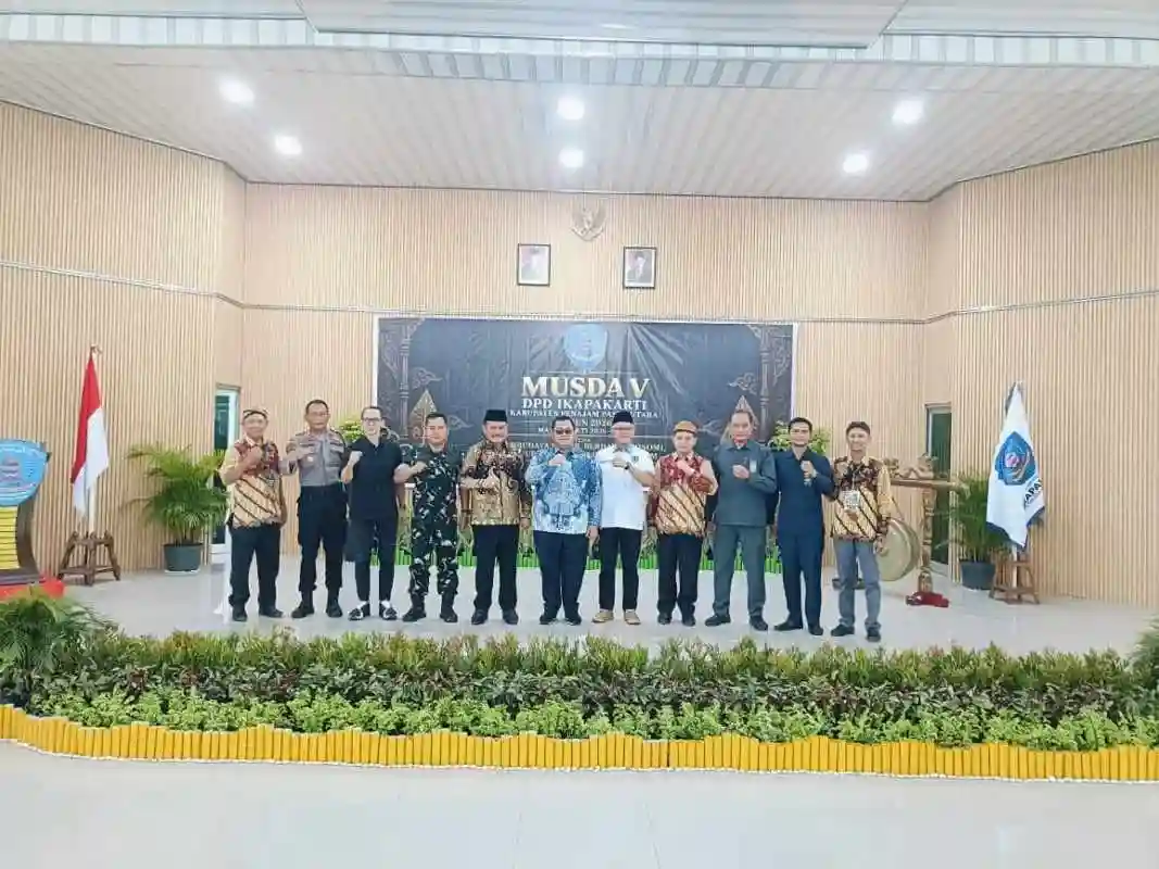 Kasdim 0913/PPU Hadiri Musyawarah Daerah V DPD IKAPAKARTI