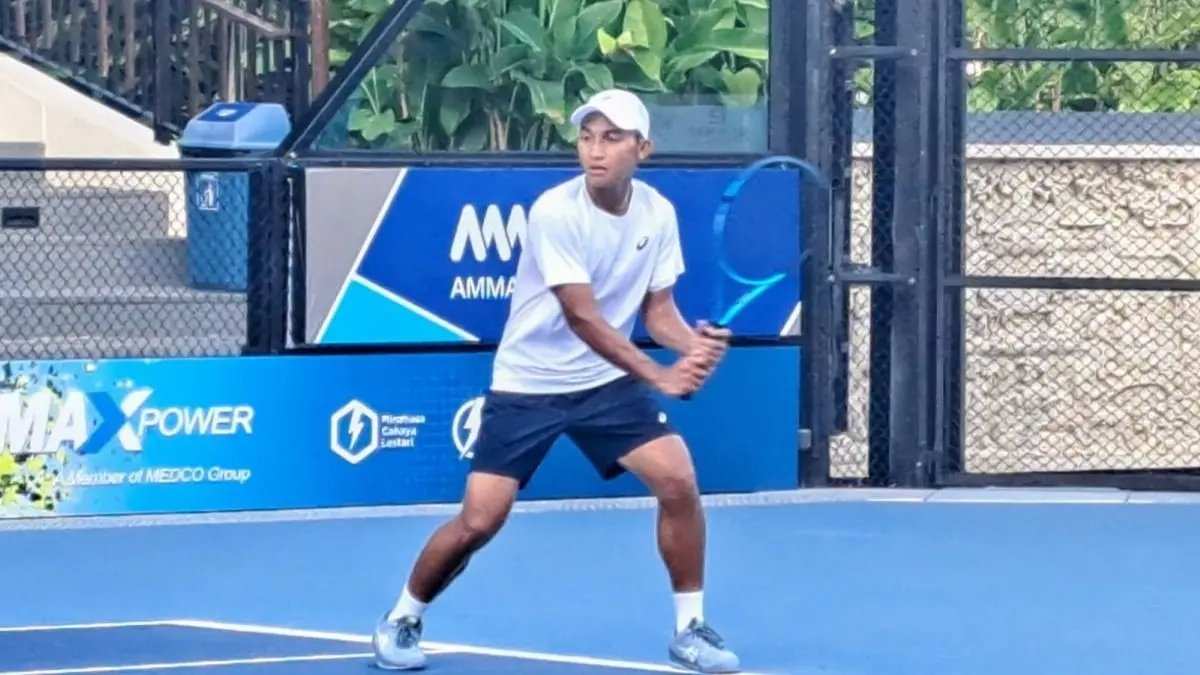Rafalentino Ali Da Costa dan Anthony Susanto Lolos ke Babak Kedua ITF World Tennis Tour M-15