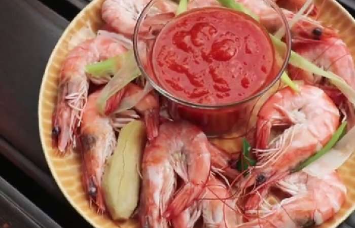 Resep Praktis Udang Rebus Sambal Nanas, Cocok Jadi Menu Keluarga