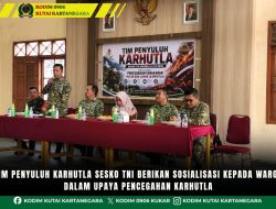 Lindungi Kesehatan Warga dari Dampak Karhutla, Tim Penyuluh Sesko TNI Gencarkan Edukasi