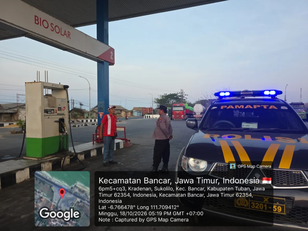 Cegah Penimbunan BBM, Polresta Tuban Koordinasi dengan Pertamina dan Pengelola SPBU