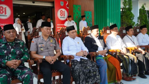 Santri Menguatkan Negeri, Polres Probolinggo Kota Dukung Semangat Indonesia Emas