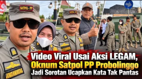 Video Pengamanan Aksi LEGAM Viral, Publik Menunggu Klarifikasi Satpol PP Probolinggo
