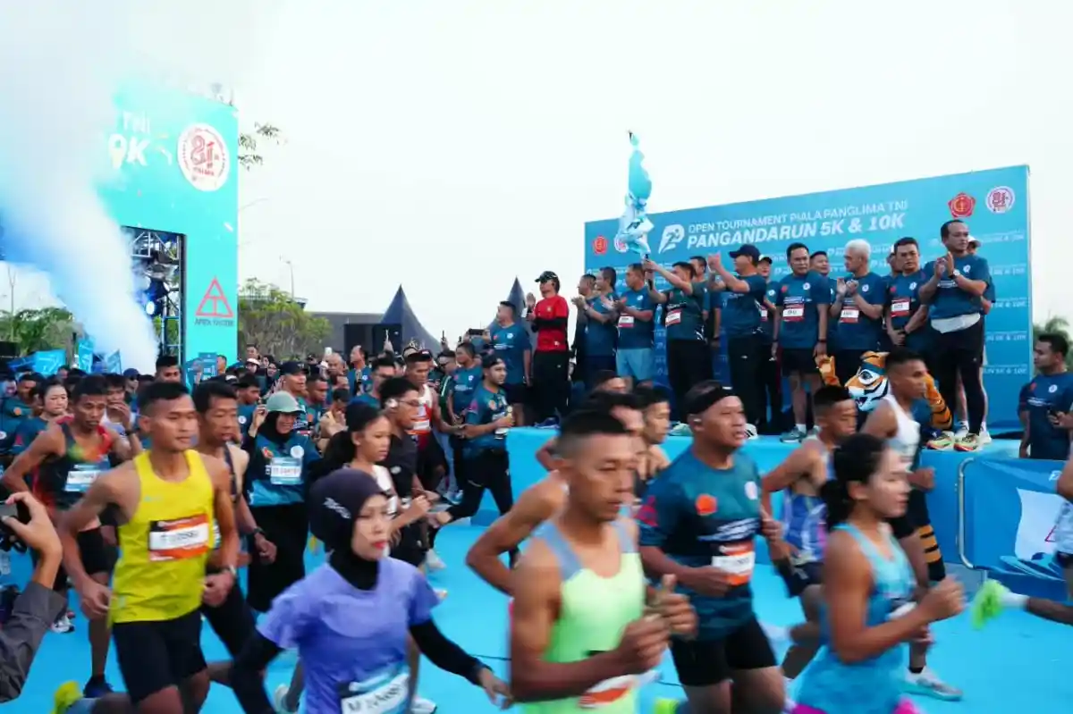 Pangandaran Run 2026, Ribuan Langkah untuk Kebersamaan TNI dan Rakyat