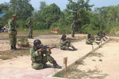 Asah Kemampuan Dasar Prajurit, Kodim 0913/PPU Gelar Latihan Menembak