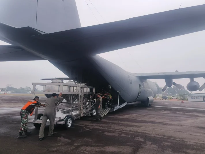 Modifikasi Cuaca di Palembang, Satgas Udara Tabur 8,4 Ton Garam Semai