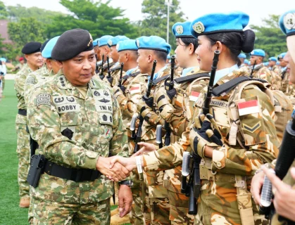 Satgas BGC TNI Konga XXXIX-G Monusco Tiba di Tanah Air