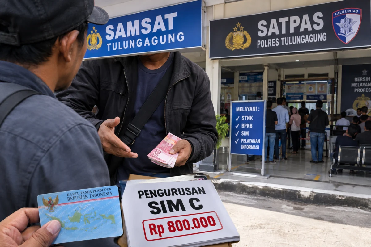 Dugaan Calo di Samsat dan Satpas Tulungagung Picu Kritik, Pelayanan Transparan Dituntut