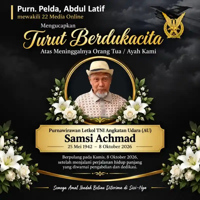 Keluarga Besar Media Mengucapkan Turut Berdukacita atas Wafatnya Samsi Achmad